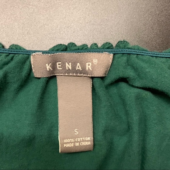 Kenar green loose shoulder long sleeve - Picture 2 of 2